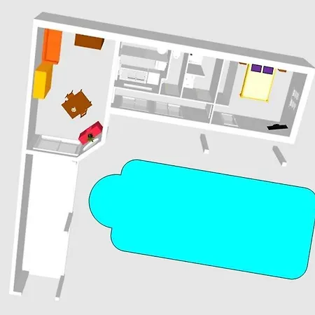 A La Topaze #gite Calme #3 Pers #piscine Privee #cholet #wifi Debit #preau #cholet #parc Japonais #puy Du F Ou 3*